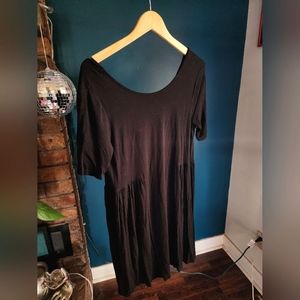 Black ASOS maternity dress